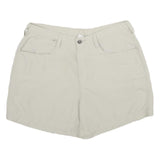 THE NORTH FACE Womens Shorts White Casual UK 12 W32 Lightweight Nylon