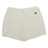 THE NORTH FACE Womens Shorts White Casual UK 12 W32 Lightweight Nylon