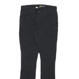 CARHARTT Womens Cotton Blend Black Slim Fit Skinny Trousers W28 L30 Practical