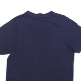 U.S. POLO ASSN Mens Navy Blue Classic T-Shirt L Short Sleeve Crew Neck Cotton