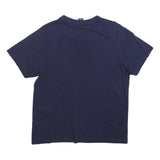 U.S. POLO ASSN Mens Navy Blue Classic T-Shirt L Short Sleeve Crew Neck Cotton
