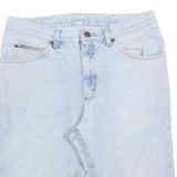 LEE Mens Shorts Blue Casual Denim M W34 Light Wash Cotton Blend