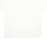 STAFFORD Mens White Plain T-Shirt 2XL Short Sleeve Crew Neck Cotton Basic