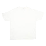 STAFFORD Mens White Plain T-Shirt 2XL Short Sleeve Crew Neck Cotton Basic