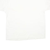 STAFFORD Mens White Plain T-Shirt 2XL Short Sleeve Crew Neck Cotton Basic