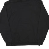 CHAMPION Mens Black Champlain College Pullover Hoodie L Cotton Blend