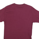 Mens Maroon Wise Wood Warriors Football Graphic T-Shirt S Short Sleeve Crew Neck