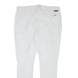 SCHOFFEL Womens White Slim Trousers W36 L30 Lightweight Outdoor Zip Pockets