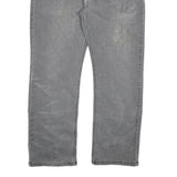 DICKIES Mens Jeans Grey Regular Straight Denim W36 L30 Workwear Cotton Blend