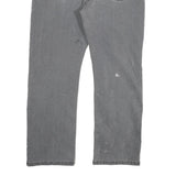 DICKIES Mens Jeans Grey Regular Straight Denim W36 L30 Workwear Cotton Blend