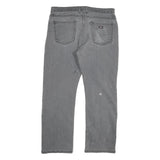 DICKIES Mens Jeans Grey Regular Straight Denim W36 L30 Workwear Cotton Blend