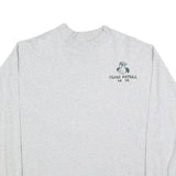 RUSSELL ATHLETIC Mens Grey Colfax Football Long Sleeve Crew Neck T-Shirt L