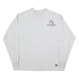 RUSSELL ATHLETIC Mens Grey Colfax Football Long Sleeve Crew Neck T-Shirt L