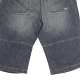 TOM TAILOR Mens Shorts Blue Denim Casual L W38 Cotton Comfort