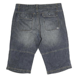 TOM TAILOR Mens Shorts Blue Denim Casual L W38 Cotton Comfort