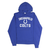 Mens Blue Indianapolis Colts Hoodie M Cotton Pullover Sweatshirt Sports