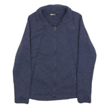 THE NORTH FACE Womens Blue Jacket S Polyester Blend Plain Zip Outdoor Warm