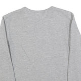 CHAMPION Boys Grey Sweatshirt Crew Neck M Branded Logo Casual Comfort