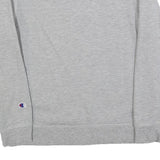 CHAMPION Boys Grey Sweatshirt Crew Neck M Branded Logo Casual Comfort