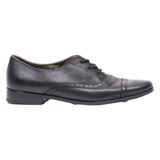 TOMS Derby Shoes Black Leather Womens UK 5