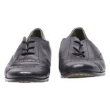 TOMS Derby Shoes Black Leather Womens UK 5