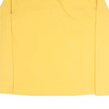 DICKIES Womens Yellow Long Sleeve T-Shirt XL Button Neck Cotton Blend Casual