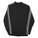 PUMA Mens Black & Grey Cotton Blend Zip Jacket XS Sportswear Casual Lightweight