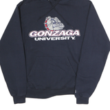 CHAMPION Mens Navy Blue Gonzaga University Hoodie M Cotton Pullover Sweatshirt