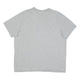 NIKE Mens Grey Red Graphic T-Shirt XL Short Sleeve Crew Neck Cotton Blend