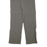 TOM BERGSTEIN Mens Polyester Blend Grey Regular Fit Straight Leg Trousers W34