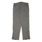 TOM BERGSTEIN Mens Polyester Blend Grey Regular Fit Straight Leg Trousers W34