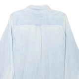 CARHARTT Mens Blue Denim Shirt M Casual Button-Down Long Sleeve Pocket