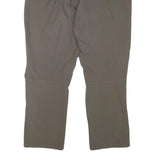 ICEPEAK Womens Relaxed Brown Polyester Blend Zip Trousers W32 L26 Outdoor