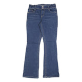 COPPER FLASH Womens Jeans Blue Regular Flared Denim Medium W30 L32 Stylish