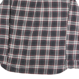 JACHS Mens Black & White Check Shirt 2XL Cotton Blend Long Sleeve Casual Wear
