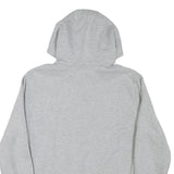 CHAMPION Mens Grey Pullover Hoodie M Classic Logo Cotton Blend