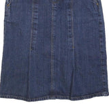 LIQUID Womens Blue Denim Pencil Knee Length Cotton Skirt Size S Casual