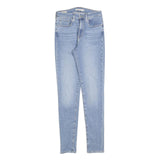 LEVI'S 721 Womens Slim Skinny Denim Medium Wash W28 L32 Classic Zip Jeans