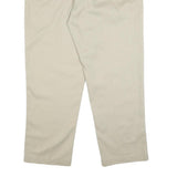 DICKIES Mens Regular Fit Beige Cotton Blend Zip Trousers W42 L30 Classic