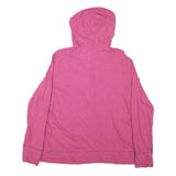 CARHARTT Womens Pink Hoodie T-Shirt XL Long Sleeve Henley Casual Cotton Blend