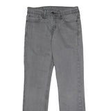 LEVI'S 511 Mens Jeans Grey Slim Straight Denim Medium W28 L30 Stylish Zip