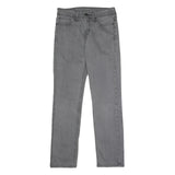 LEVI'S 511 Mens Jeans Grey Slim Straight Denim Medium W28 L30 Stylish Zip