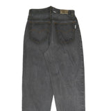 GALAXY Womens Regular Fit Straight Leg Denim Dark Jeans W28 L30 Cotton Blend Zip