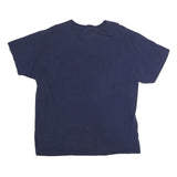 MAJESTIC Mens Blue Atlanta Braves Graphic T-Shirt XL Short Sleeve Crew Neck MLB