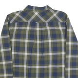 LEVI'S Mens Blue & Green Check Shirt M Cotton Blend Casual Long Sleeve Button