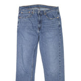 LEVI'S 505 Mens Blue Classic Straight Denim Medium W36 L32 Button Fly Jeans