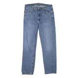 LEVI'S 505 Mens Blue Classic Straight Denim Medium W36 L32 Button Fly Jeans