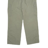 CHAMPION Mens Cotton Beige Regular Fit Cargo Trousers W36 L32 Casual Utility