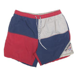 TOMMY HILFIGER Mens Shorts Red & Blue Sailing XL W34 Drawstring Casual Summer