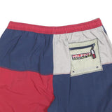 TOMMY HILFIGER Mens Shorts Red & Blue Sailing XL W34 Drawstring Casual Summer